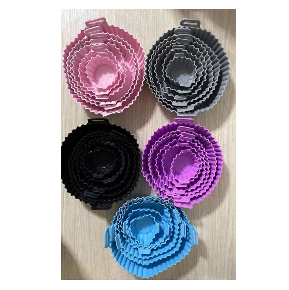 Miniatura 2 de moldes de silicona por 6 para freidora